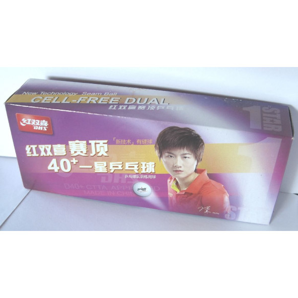 Мячи пластиковые DHS 40+ DUAL 1*