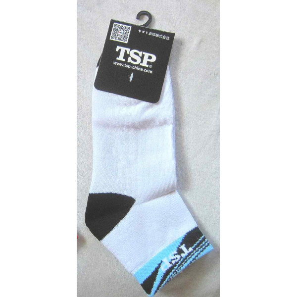 Носки TSP белые с черными вставками