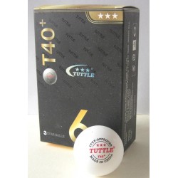 Мячи пластиковые Tuttle T40+ 3*** 
