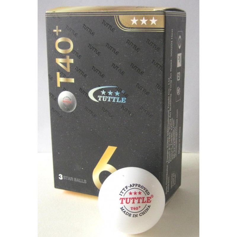 Мячи пластиковые Tuttle T40+ 3*** 